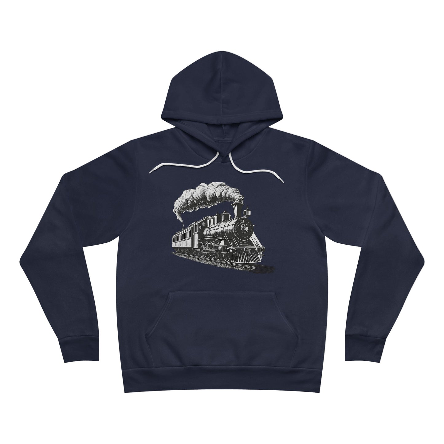 Vintage Steam Engine - Unisex Sponge Fleece Pullover Hoodie