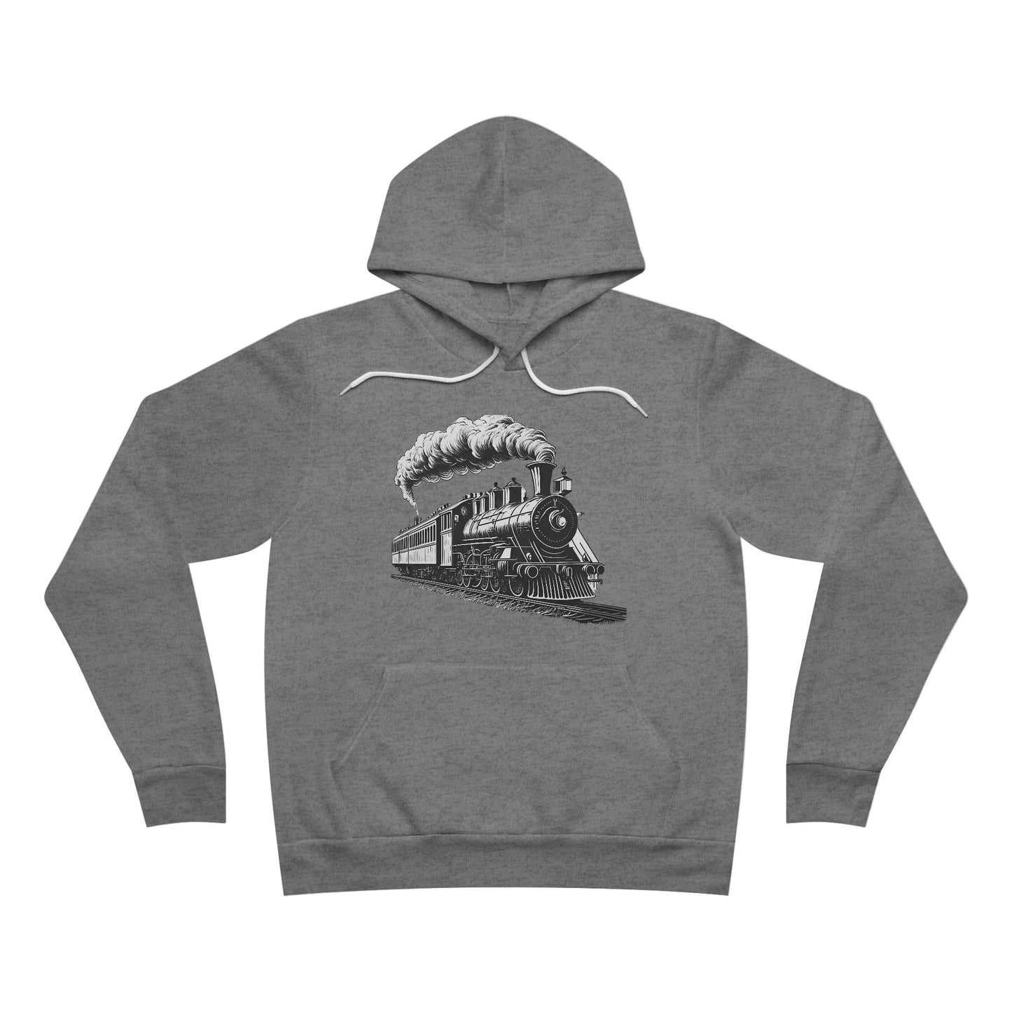 Vintage Steam Engine - Unisex Sponge Fleece Pullover Hoodie