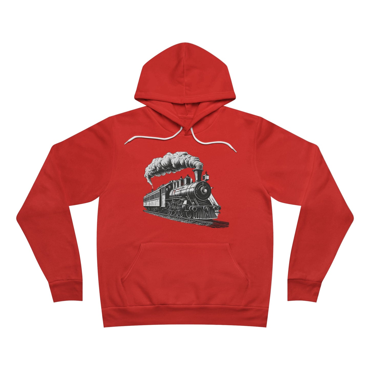 Vintage Steam Engine - Unisex Sponge Fleece Pullover Hoodie