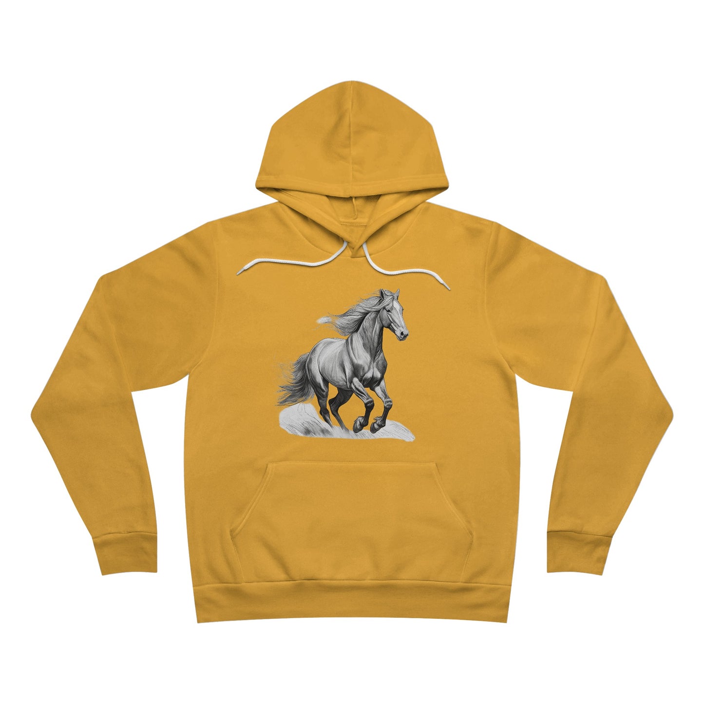 Born Free Mustang - Unisex Sponge Fleece Pullover Hoodie