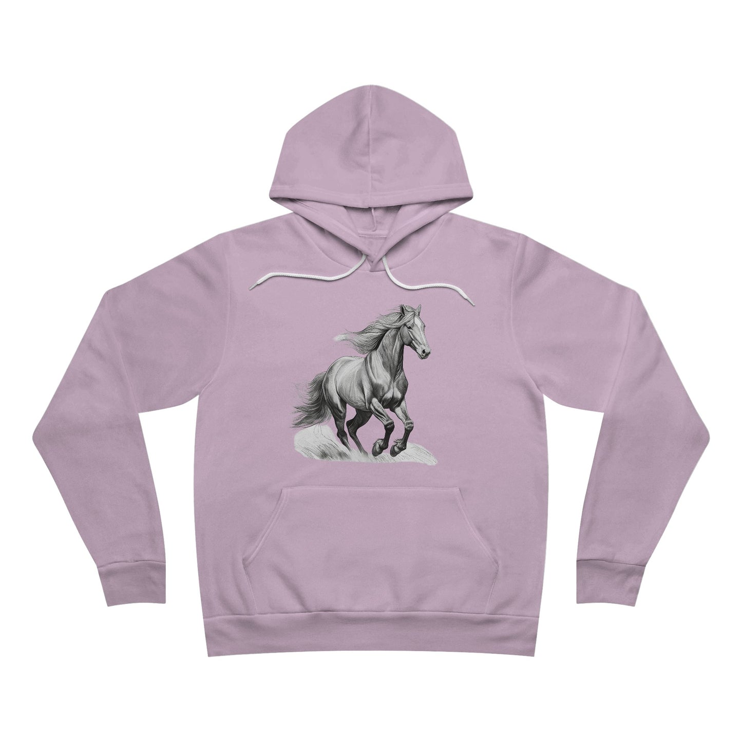 Born Free Mustang - Unisex Sponge Fleece Pullover Hoodie