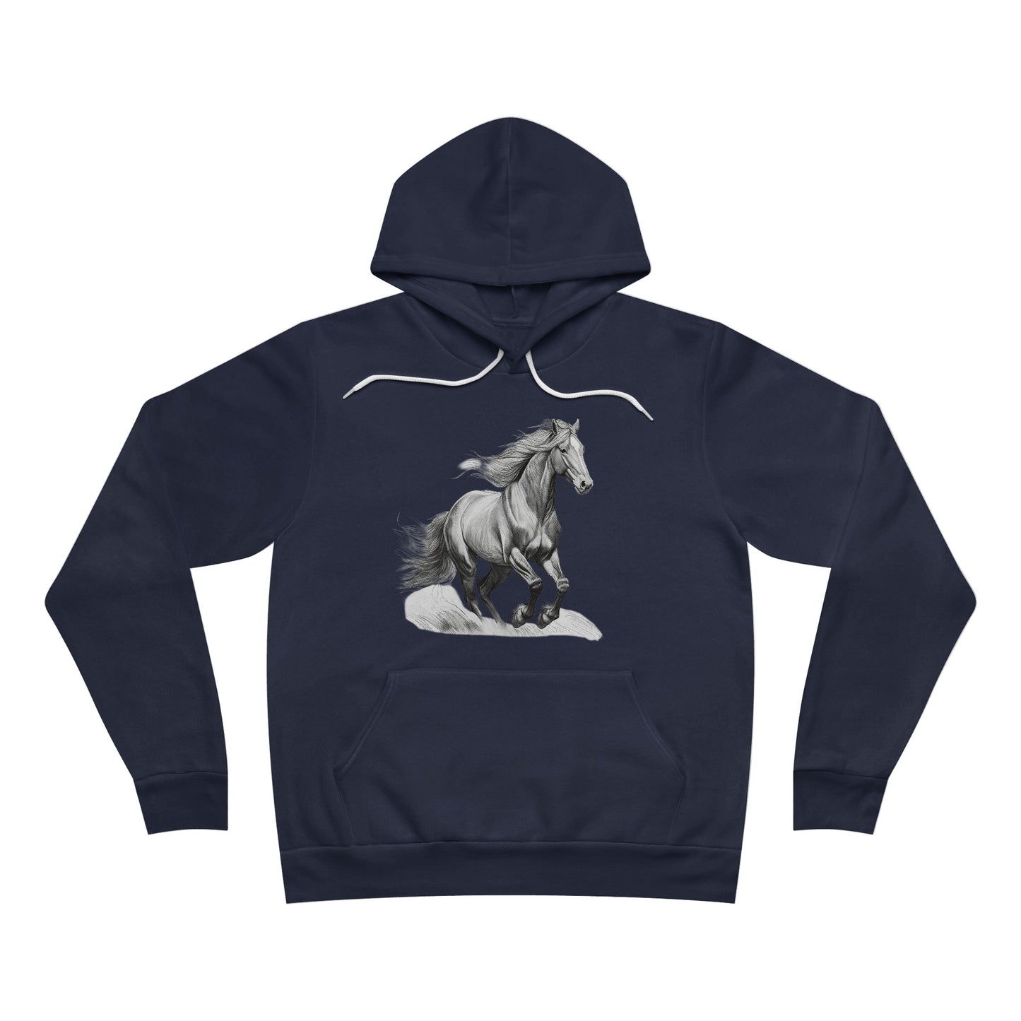 Born Free Mustang - Unisex Sponge Fleece Pullover Hoodie