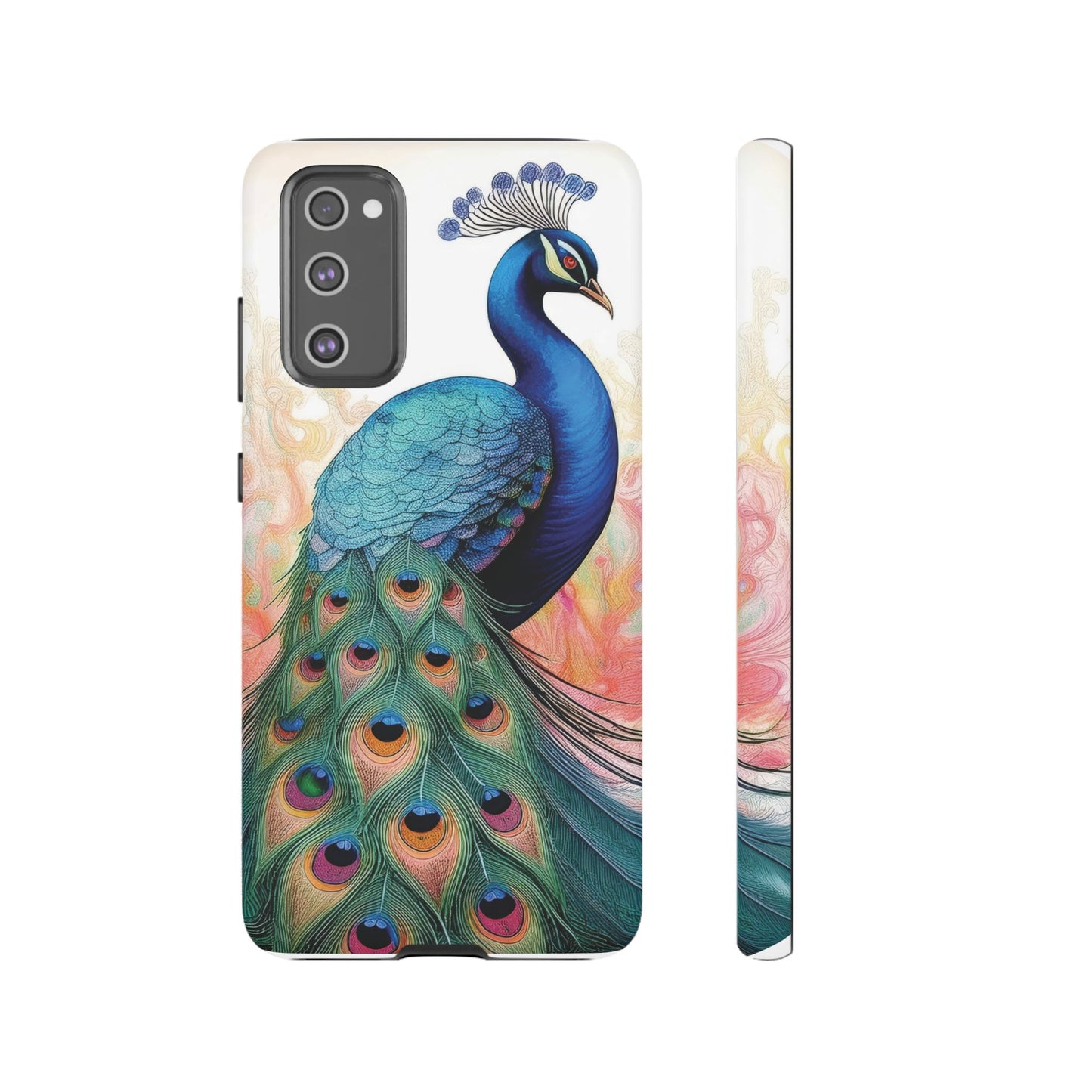 Watercolor Peacock Phone Case