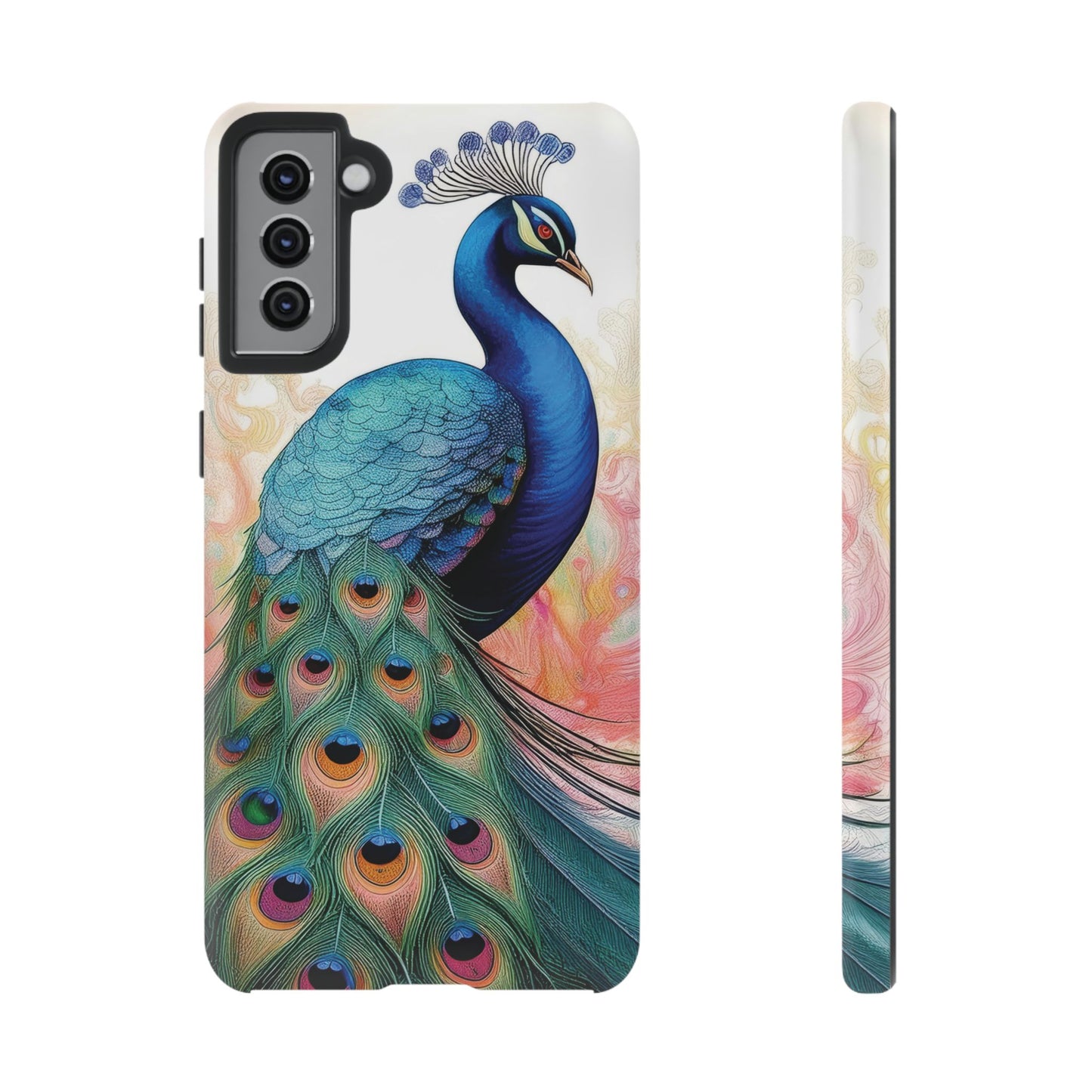 Watercolor Peacock Phone Case