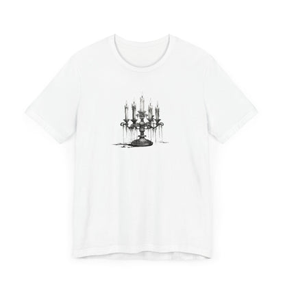 Wax & Wayne Candelabra T-shirt | Short Sleeve Tee (Unisex)