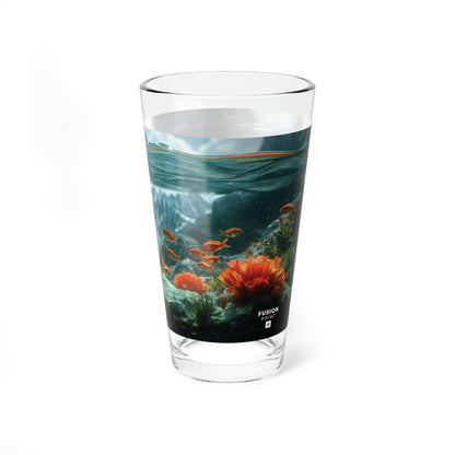 Under the Sea - Mixing Glass, 16oz