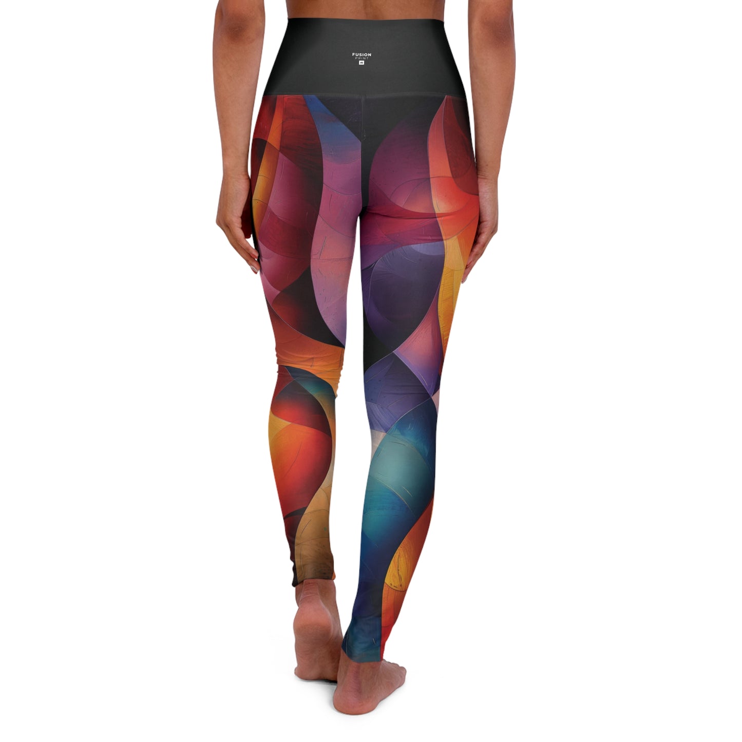 Color Wave - High Waisted Yoga Leggings