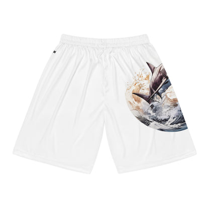 Shark Bite - Basketball Shorts (Unisex)