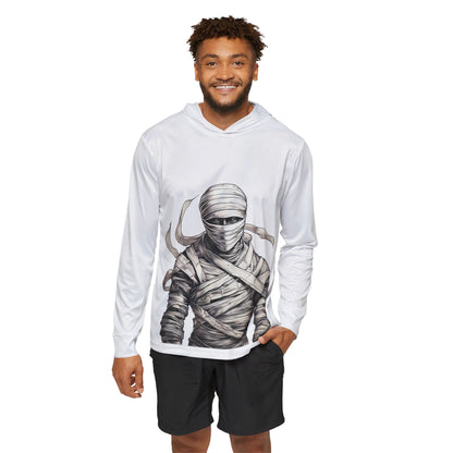 Mummy Unravels - Men's Sports Warmup Hoodie (AOP)