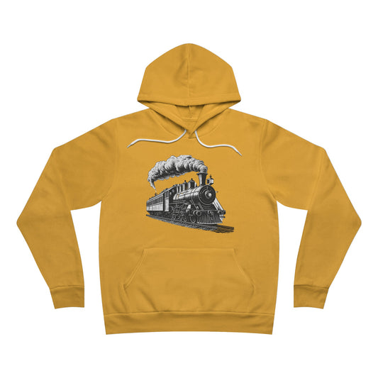 Vintage Steam Engine - Unisex Sponge Fleece Pullover Hoodie