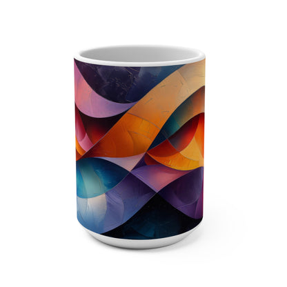 Abstract Waves - Mug 15oz