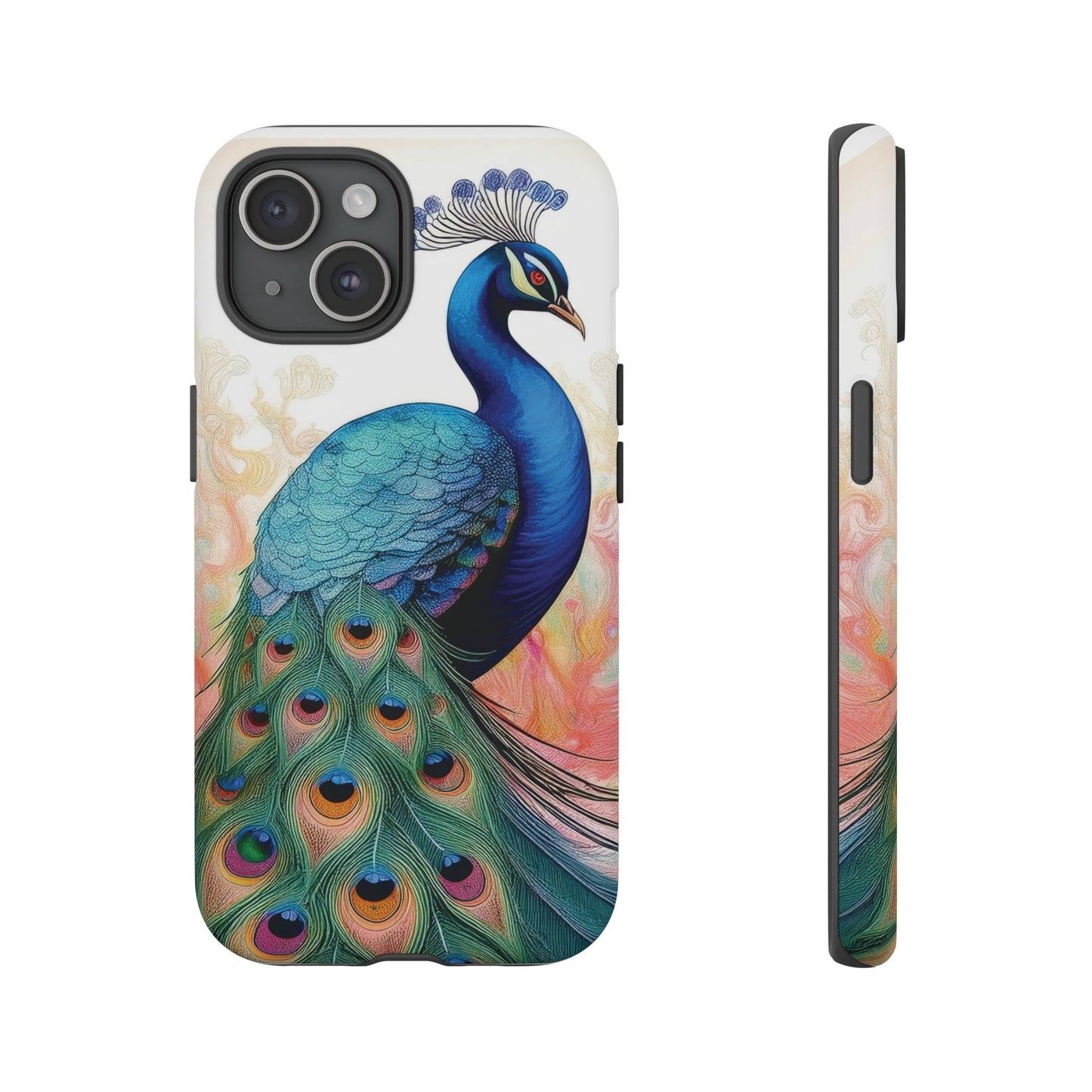 Watercolor Peacock Phone Case