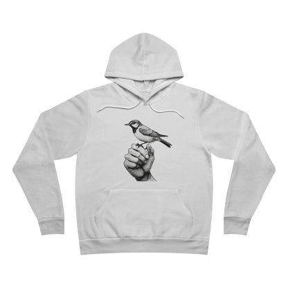 Bird on a Finger - Unisex Sponge Fleece Pullover Hoodie