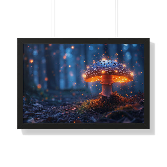 Magical Mushroom - Framed Horizontal Poster