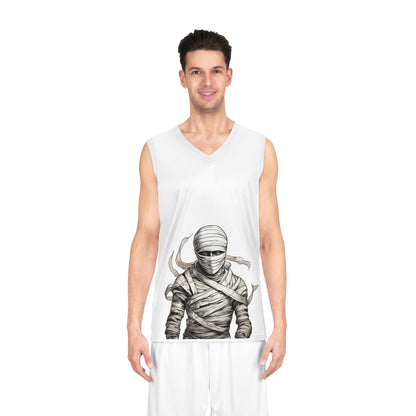 Mummy Unravels- Basketball Jersey (Unisex)