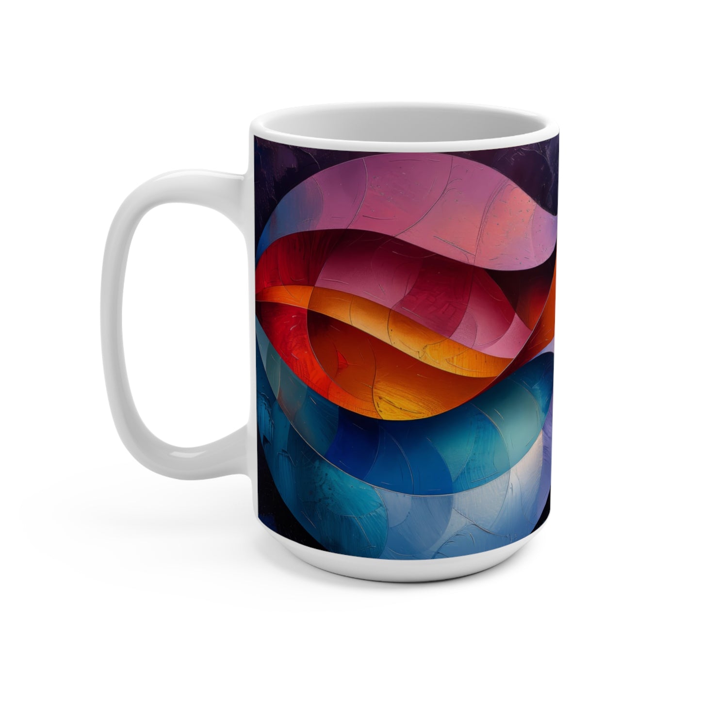 Abstract Waves - Mug 15oz