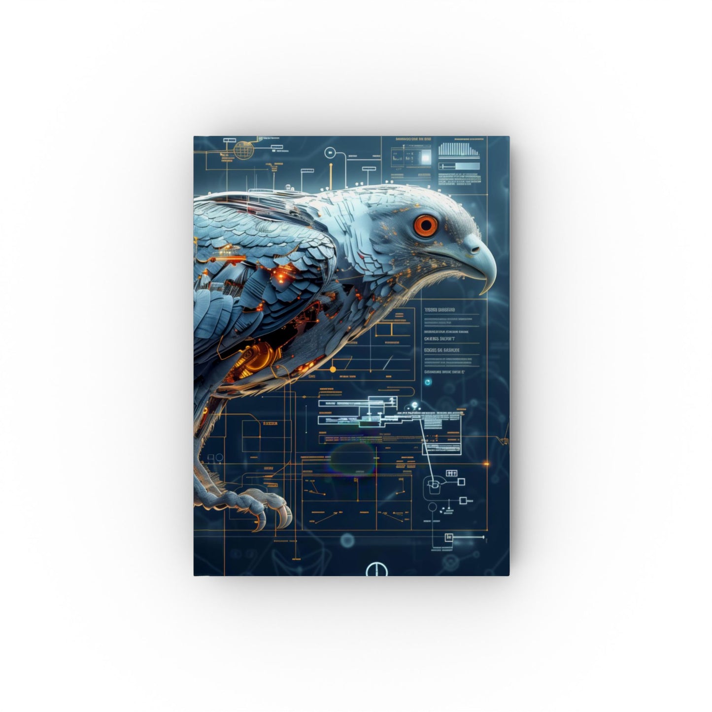 Robo Bird Hardback Journal