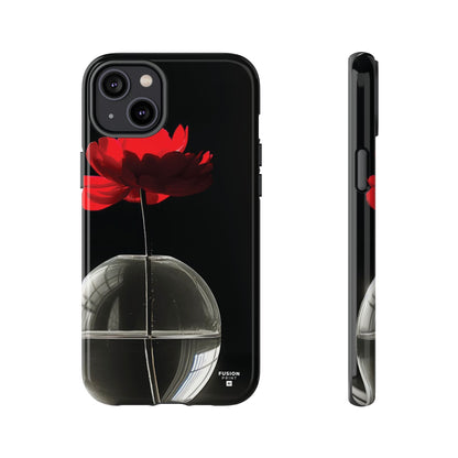 Minimalist Red Flower Phone Case