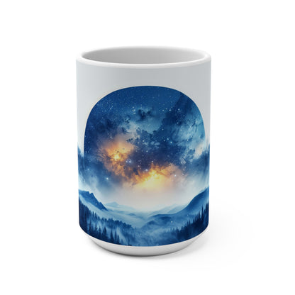 Nighttime Moonscape - Mug 15oz