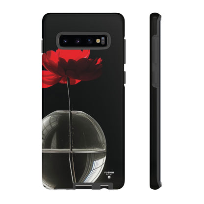 Minimalist Red Flower Phone Case