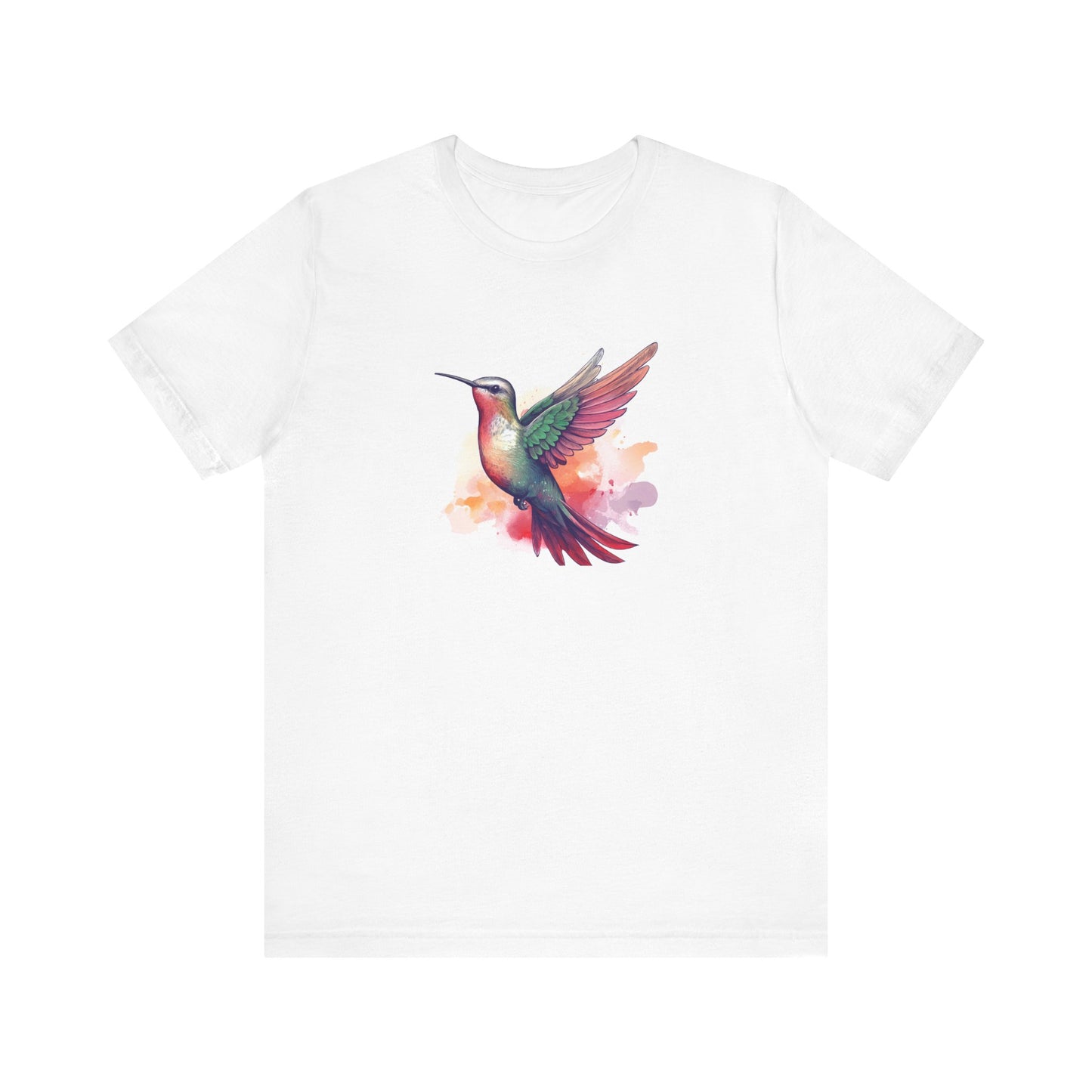 Watercolor Hummingbird T-shirt | Short Sleeve Tee (Unisex)