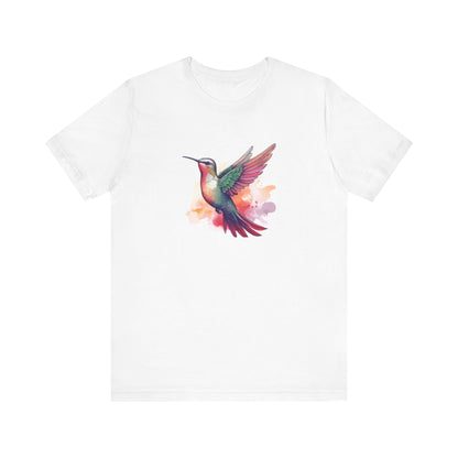 Watercolor Hummingbird T-shirt | Short Sleeve Tee (Unisex)