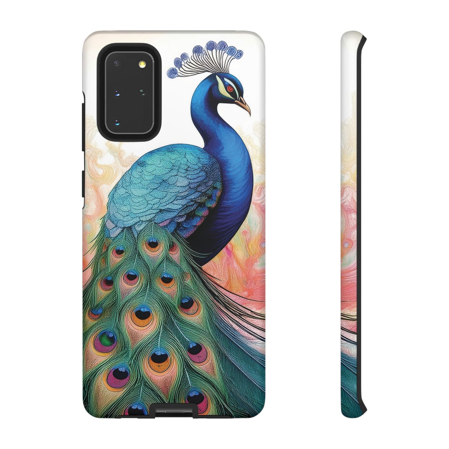 Watercolor Peacock Phone Case