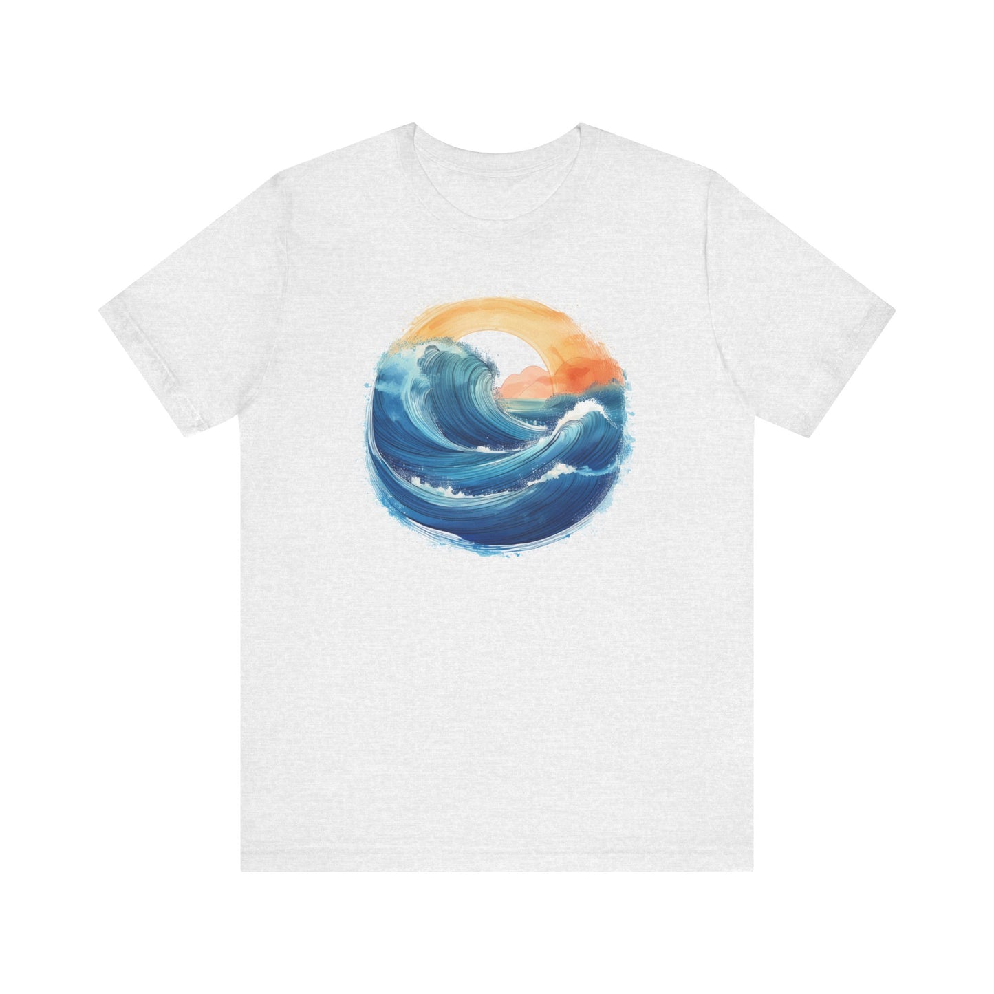 Ocean Wave + Sunset T-shirt | Short Sleeve Tee (Unisex)