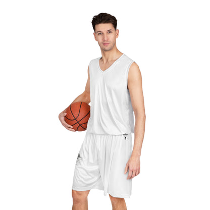 Polar Bear Floats on Iceberg - Basketball Shorts (Unisex)