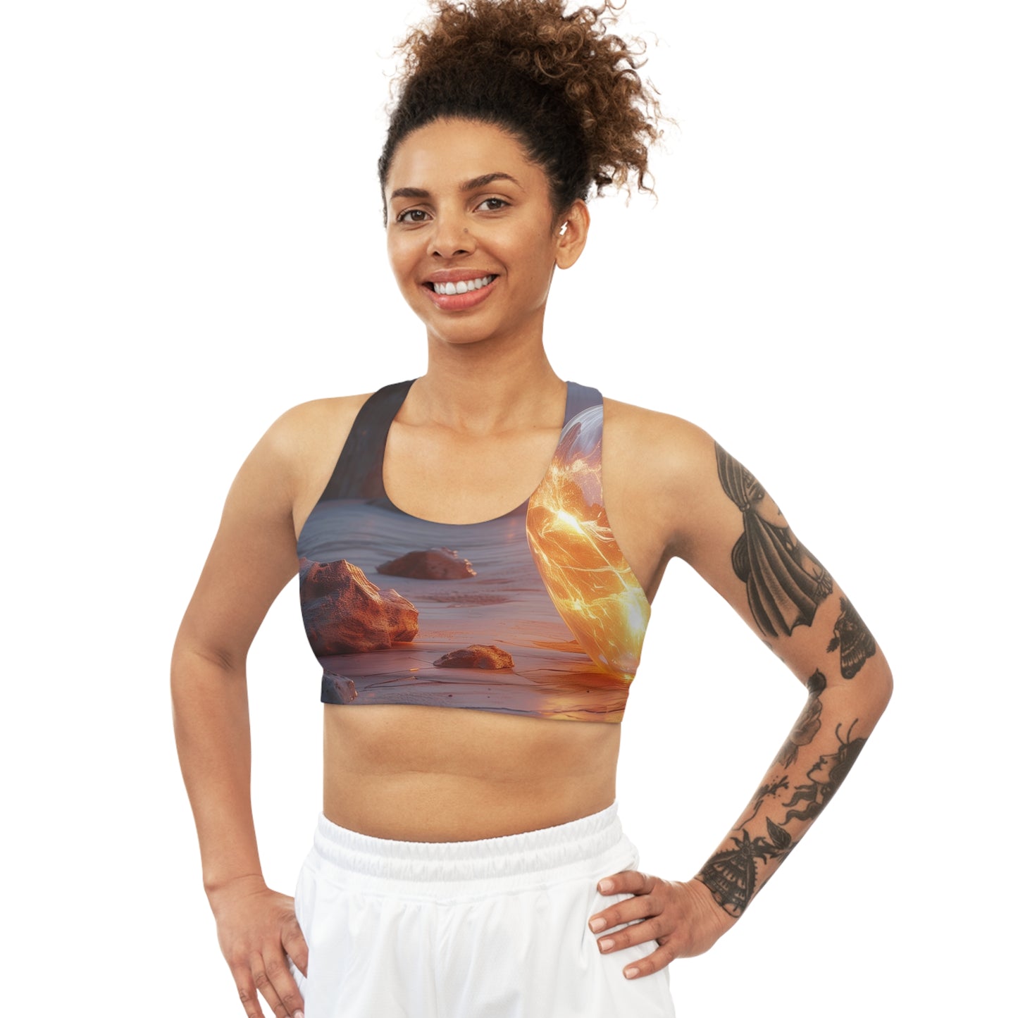 Planet Washed Ashore - Seamless Sports Bra