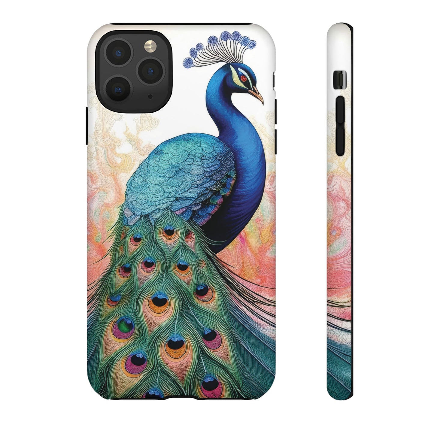 Watercolor Peacock Phone Case