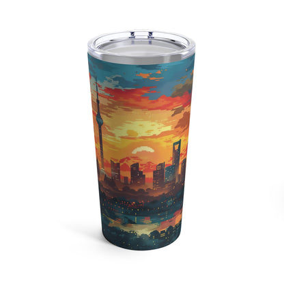 Colorful Cityscape - Tumbler 20oz