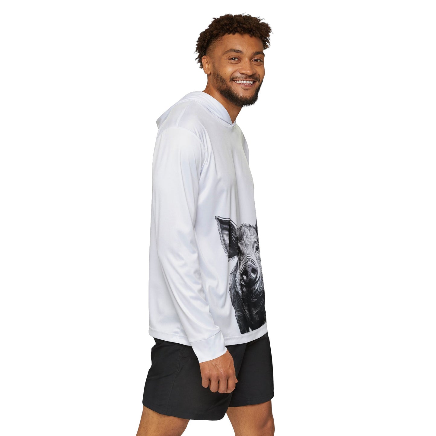 What a Pig - Men's Sports Warmup Hoodie (AOP)