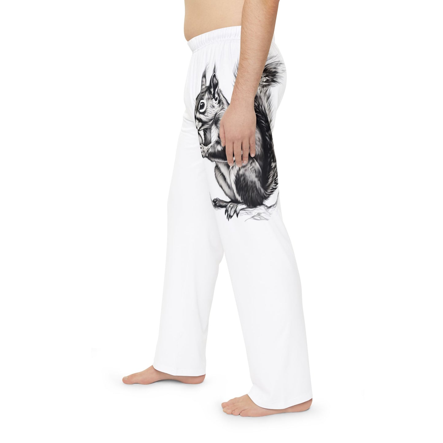 Squirrel and a Nut - Men's Pajama Pants