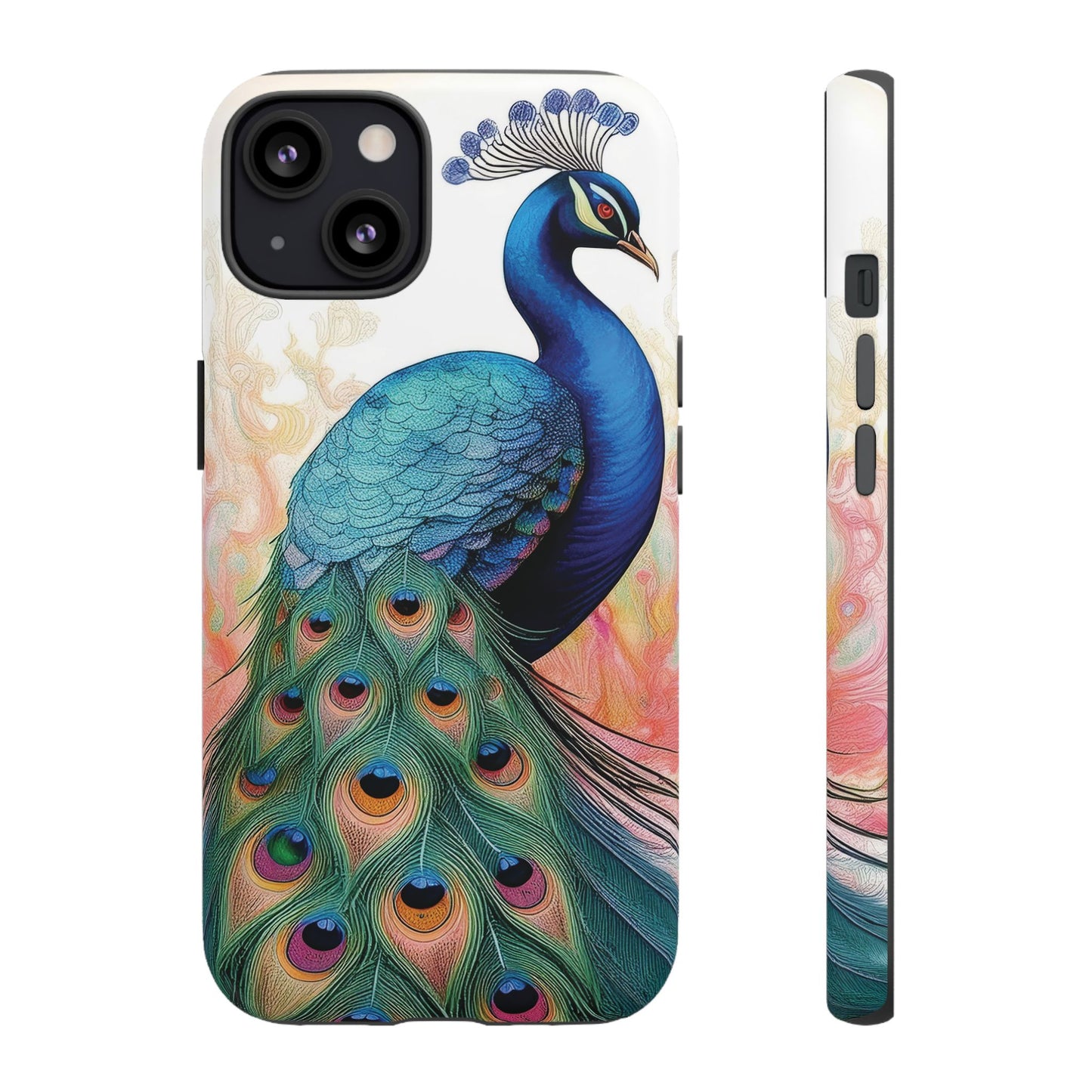 Watercolor Peacock Phone Case