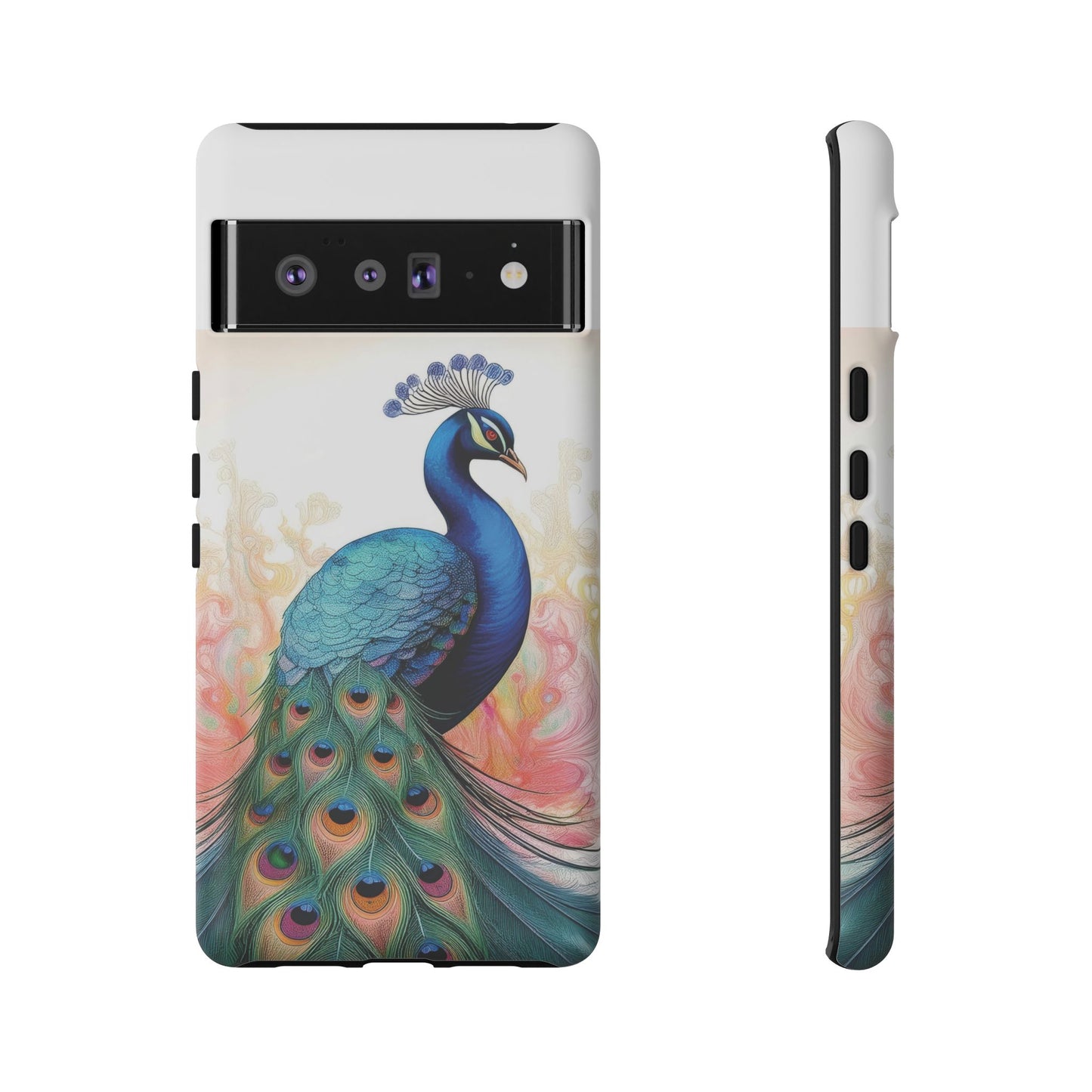 Watercolor Peacock Phone Case