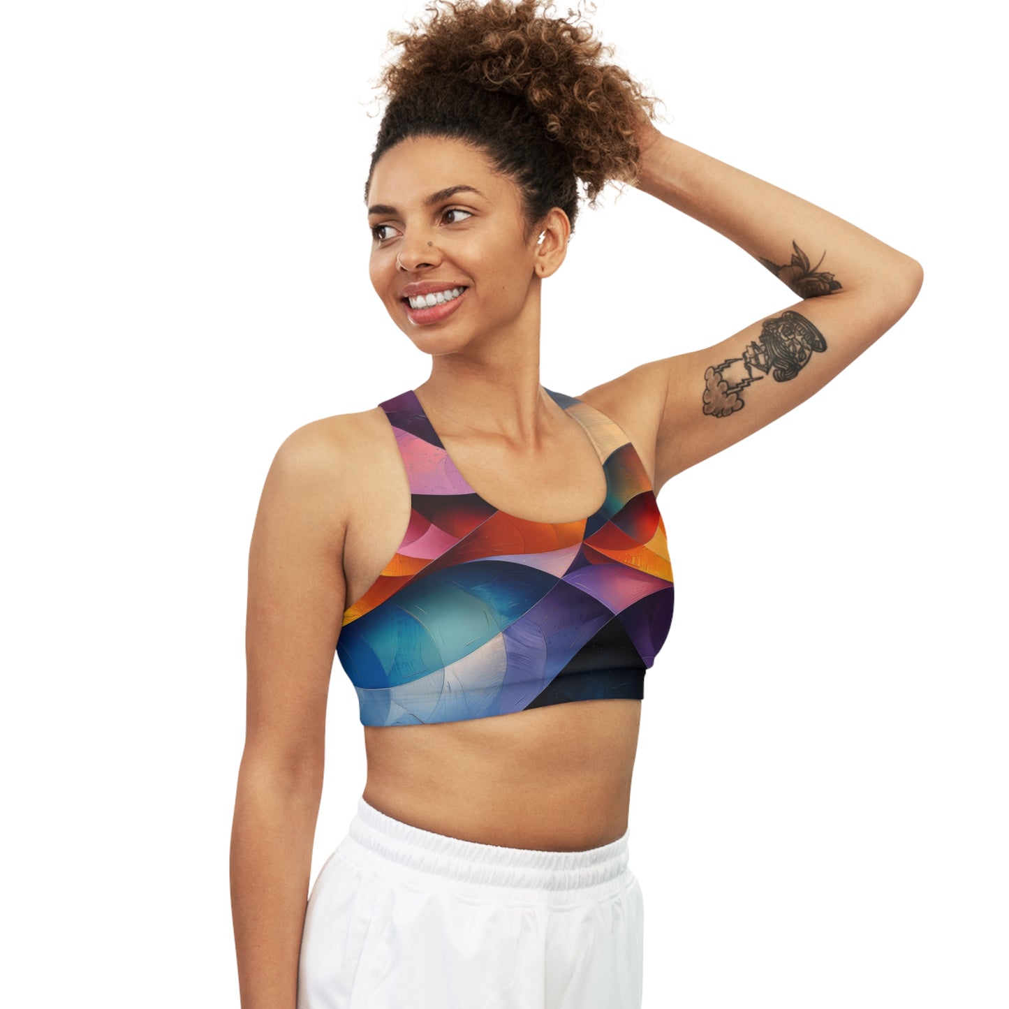 Color Wave - Seamless Sports Bra