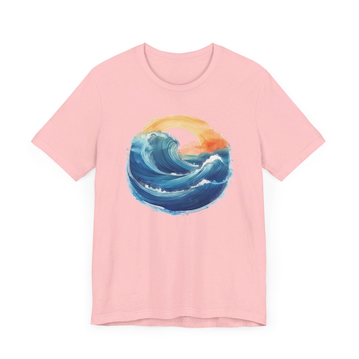 Ocean Wave + Sunset T-shirt | Short Sleeve Tee (Unisex)