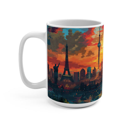 Colorful Cityscape - Mug 15oz