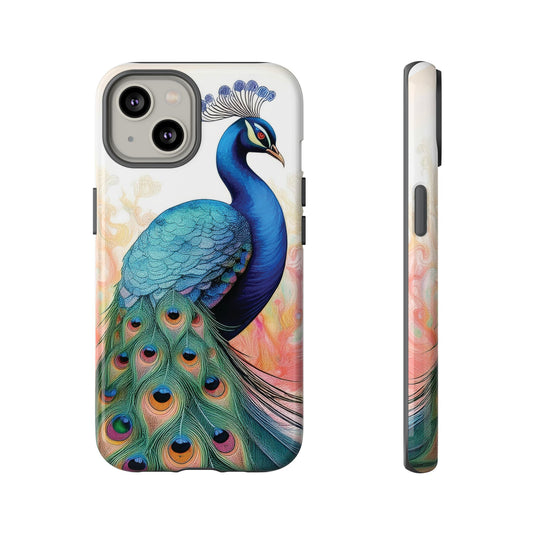 Watercolor Peacock Phone Case