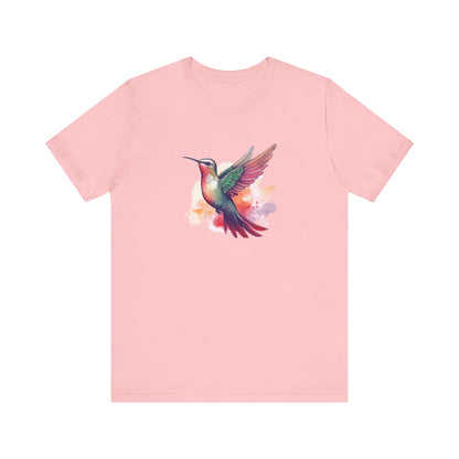 Watercolor Hummingbird T-shirt | Short Sleeve Tee (Unisex)