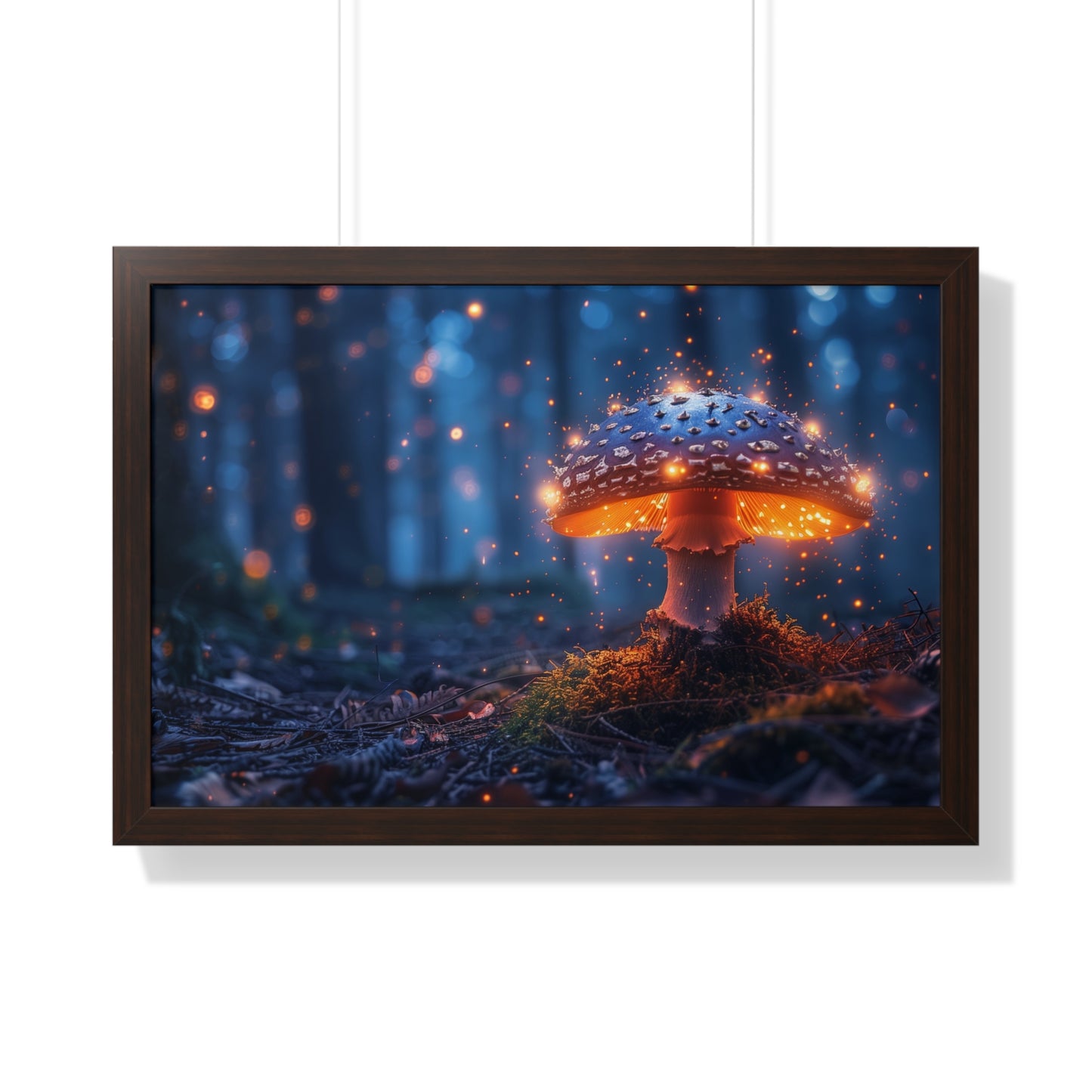 Magical Mushroom - Framed Horizontal Poster