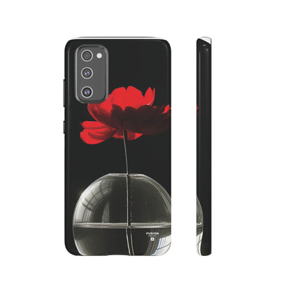 Minimalist Red Flower Phone Case