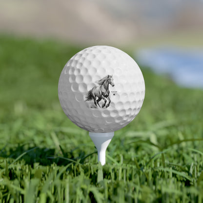 Mustang Horse Golf Balls, 6pcs