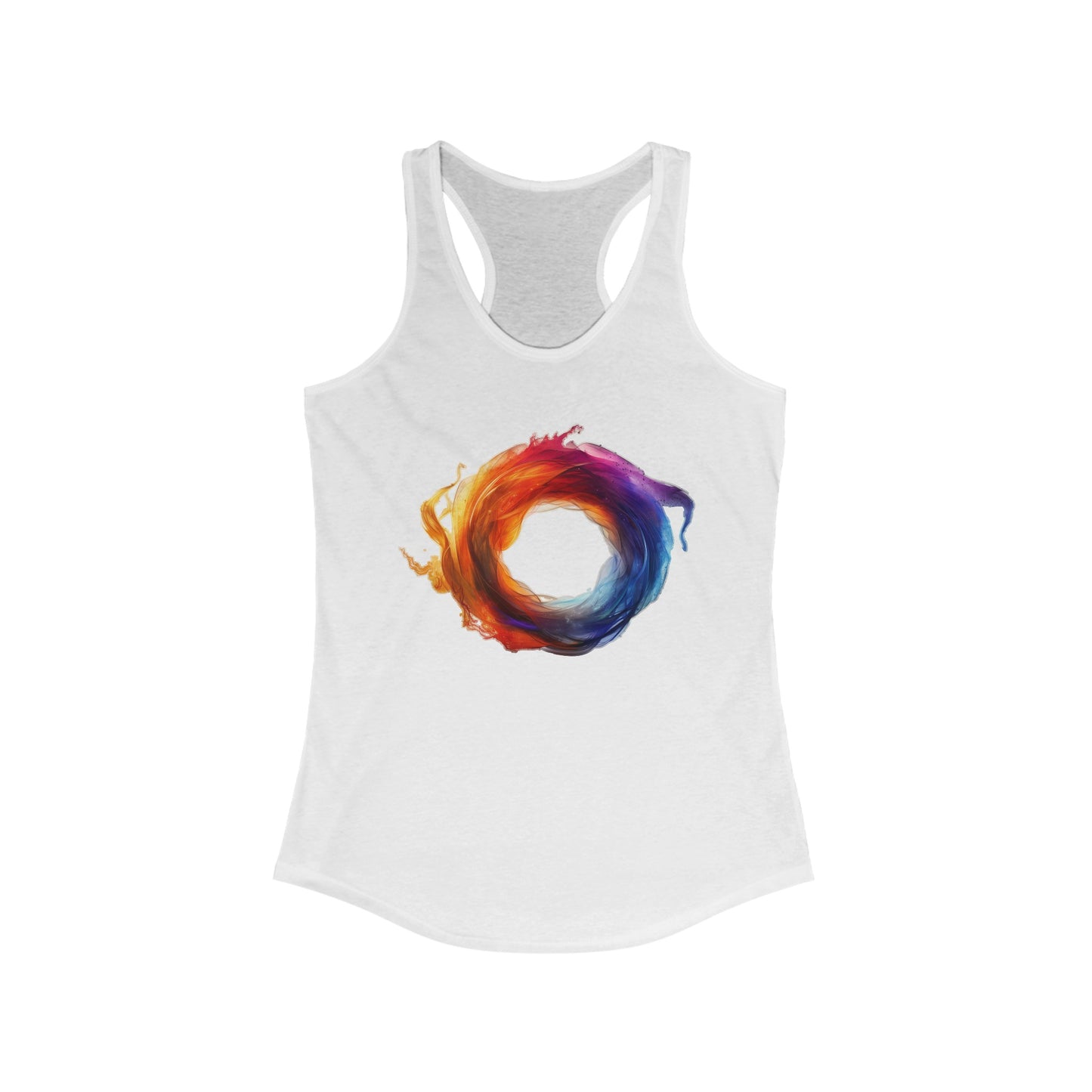 Cosmic Color Circle | Women's Ideal Racerback Tank