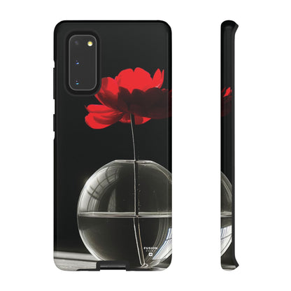 Minimalist Red Flower Phone Case