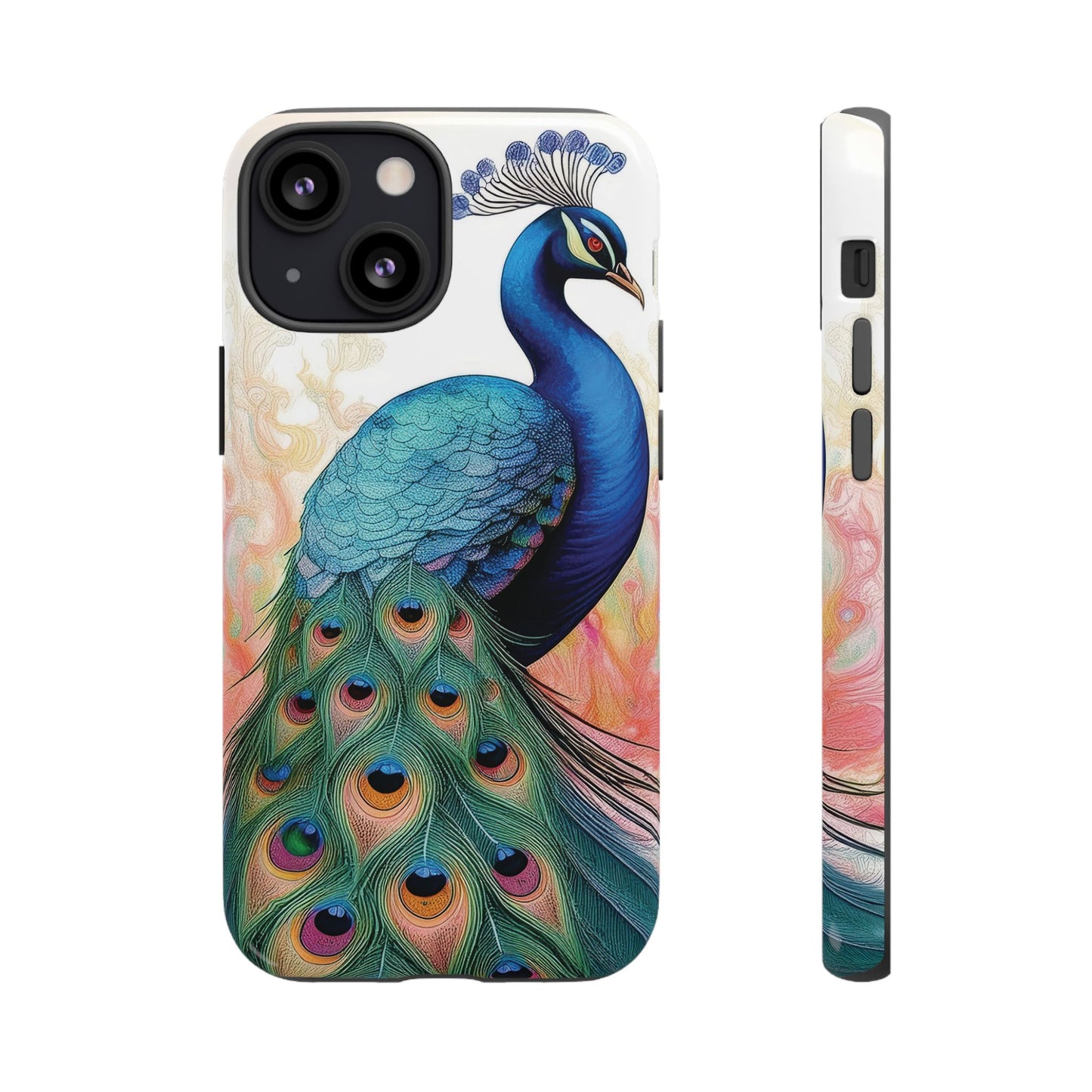 Watercolor Peacock Phone Case