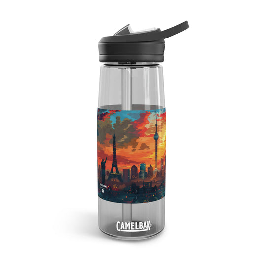 Colorful Cityscape - CamelBak Eddy®  Water Bottle, 20oz\25oz