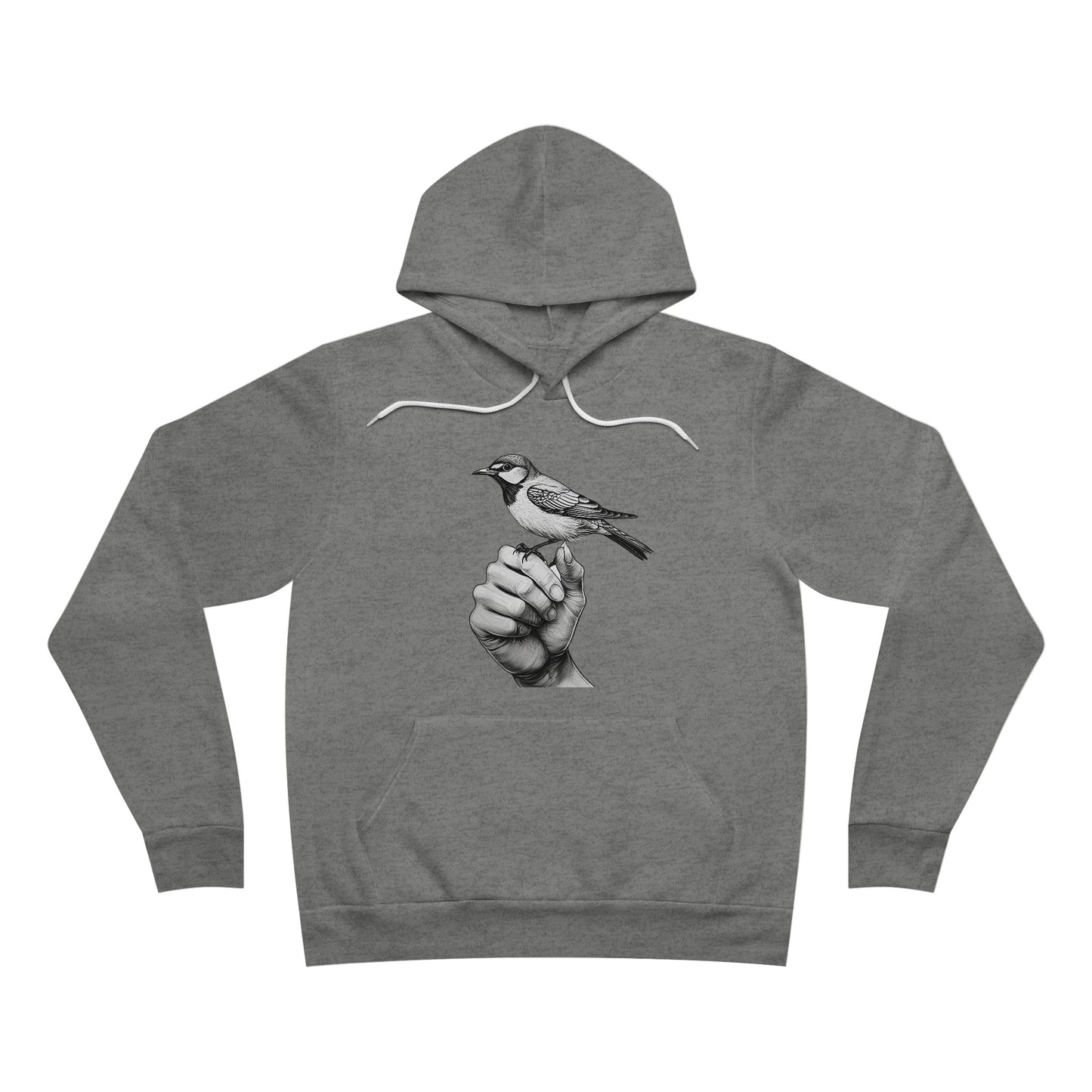 Bird on a Finger - Unisex Sponge Fleece Pullover Hoodie