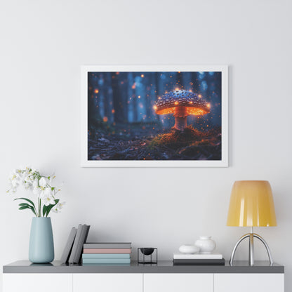 Magical Mushroom - Framed Horizontal Poster